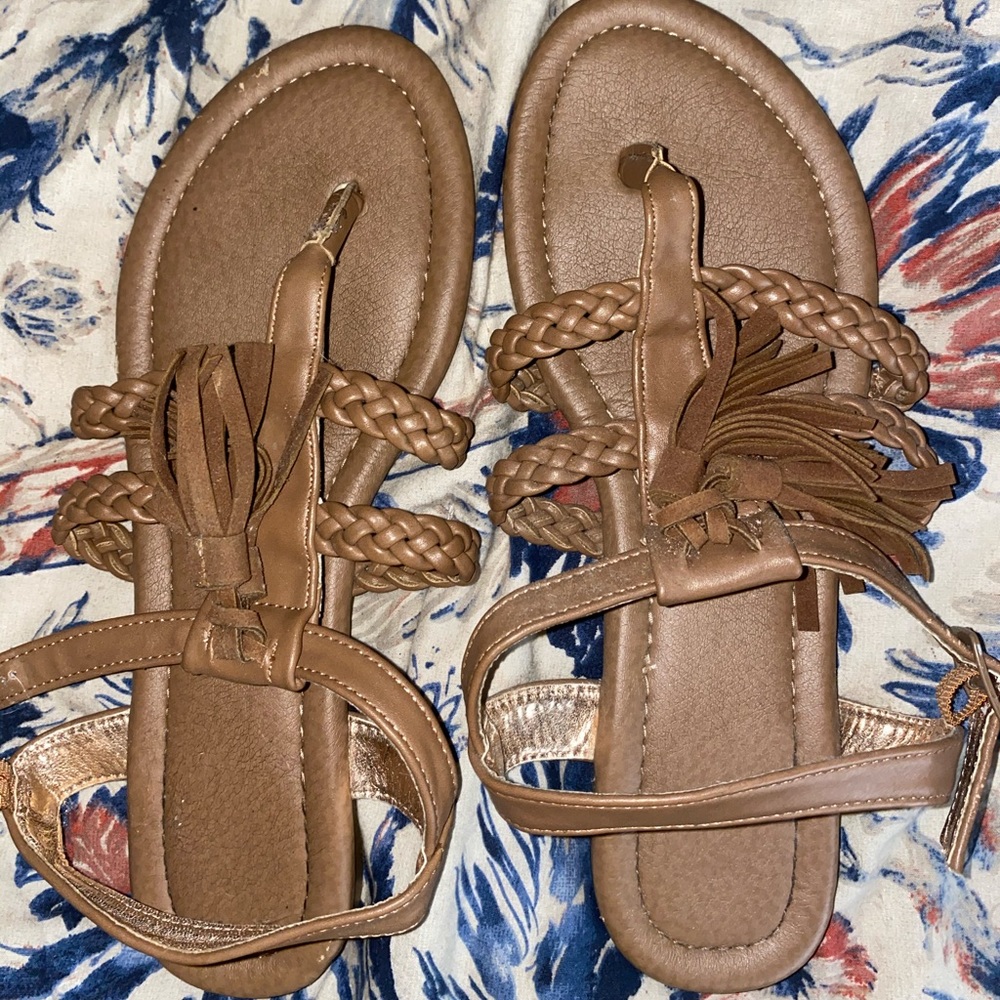 brown sandles